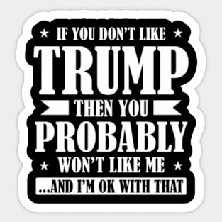 Free Donald Trump Take America Back Election 2024 American Sticker